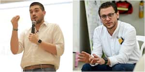 Óscar Escobar y Andrés Felipe Ramírez, alcaldes de Palmira y Jamundí, respectivamente.