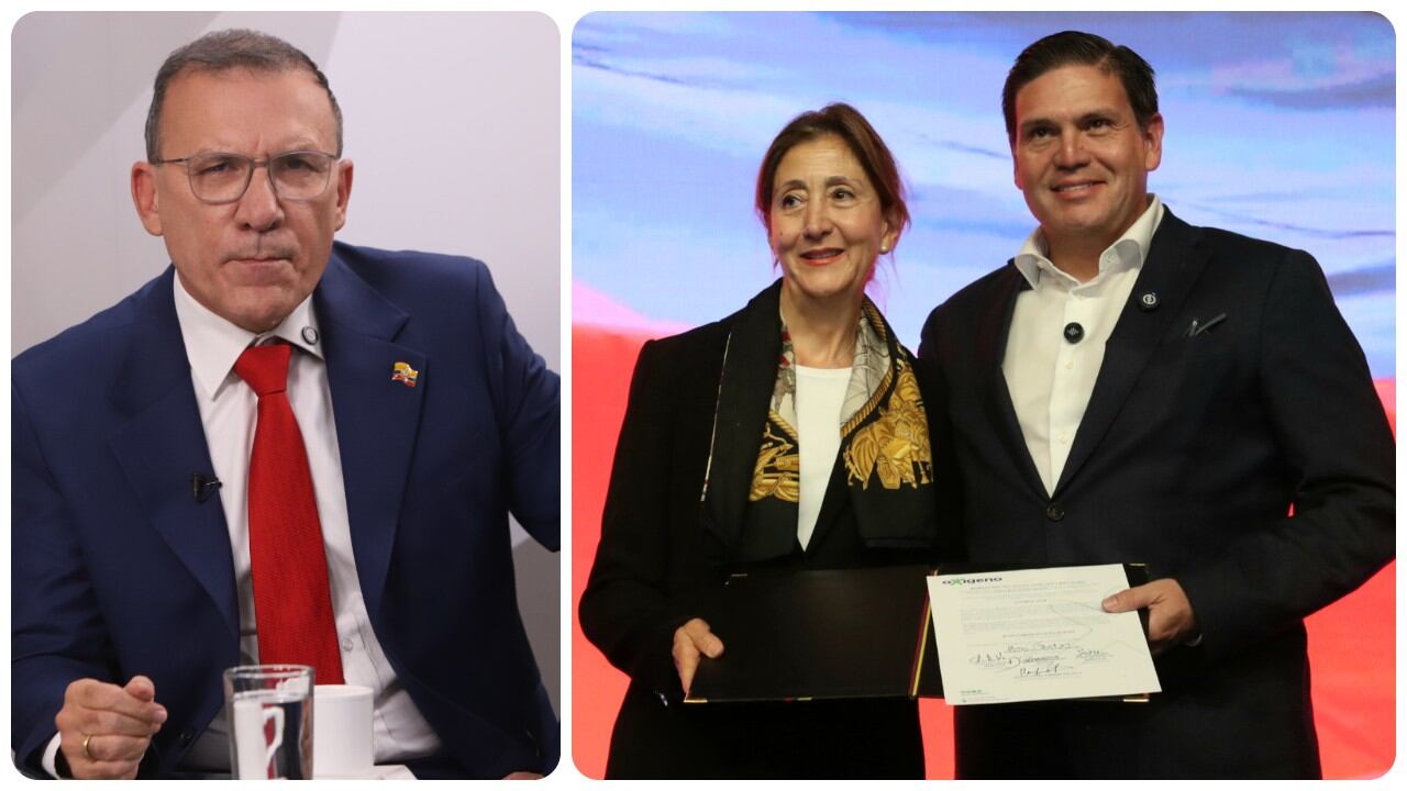 Roy Barreras, Ingrid Betancourt y Juan Carlos Pinzón.