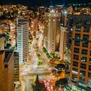 Night View of Bogotá Cityscape