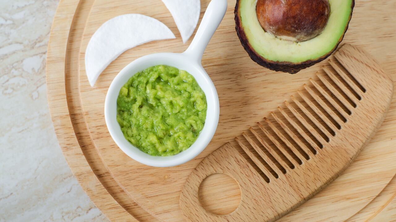 aguacate y cabello