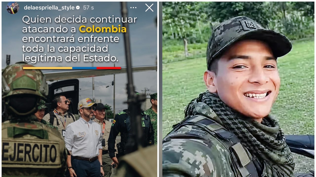 Mensaje del presidente Abelardo De La Espriella y alias Bendito Menor.