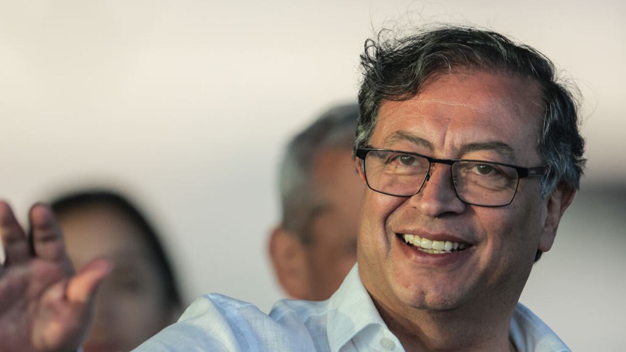 08 August 2023, Brazil, Belem: Gustavo Petro, President of Colombia, walks through the Hangar Convention Center during the Amazon Summit in Belem, Brazil. The Amazon has a key role to play in the fight against climate change. After decades of overexploitation of nature, the riparian states now want to cooperate more closely on environmental protection. Photo: Filipe Bispo/dpa (Photo by Filipe Bispo/picture alliance via Getty Images)