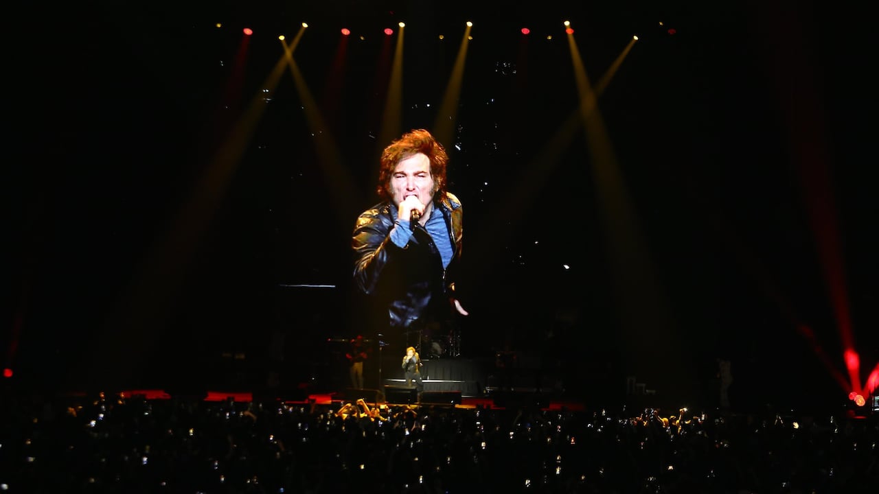 Javier Milei cantó varias canciones de Rock