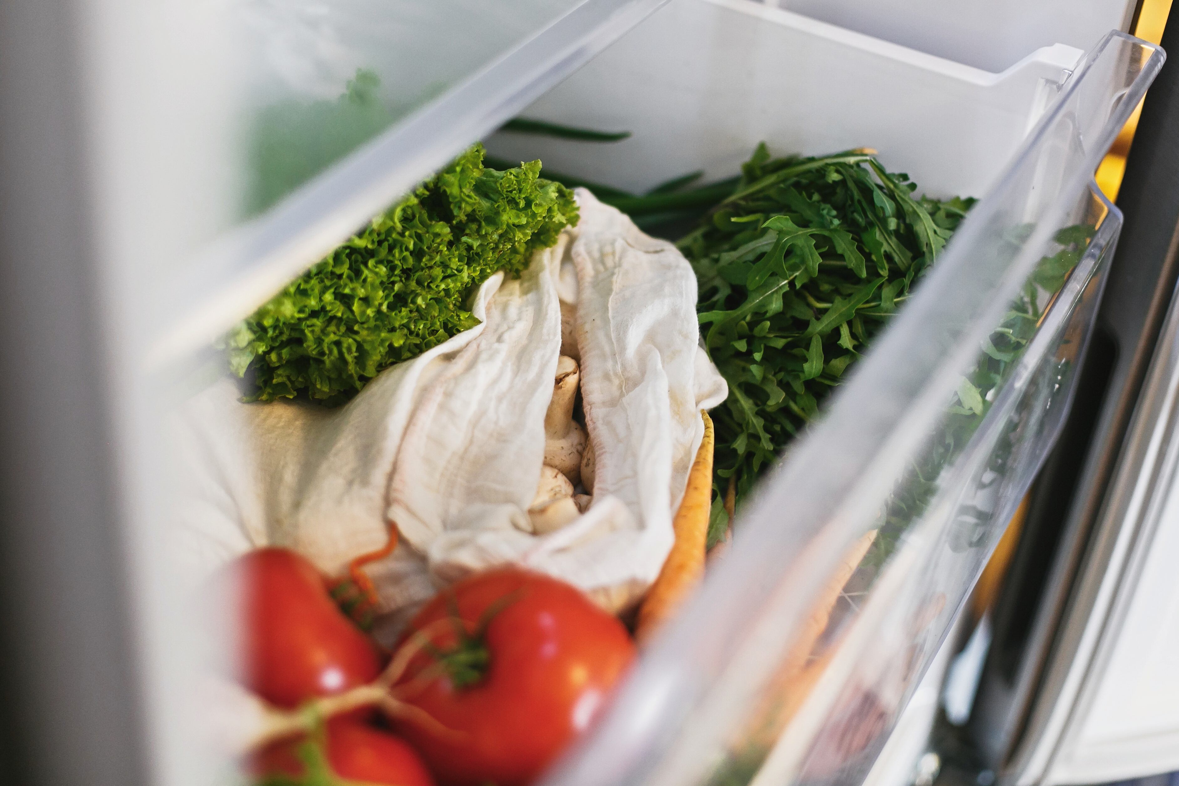 espinacas en la nevera