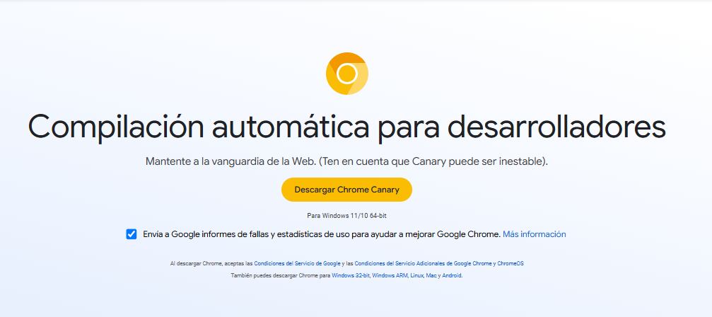 La versión experimental Chrome Canary incorpora inteligencia artificial para detectar sitios fraudulentos.