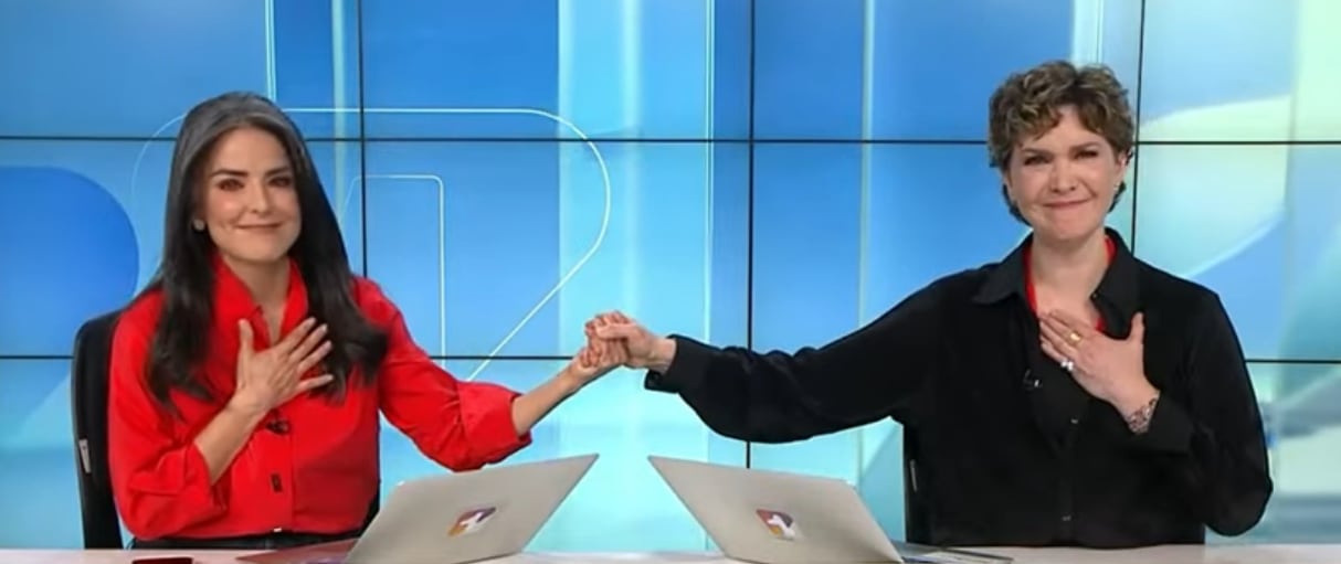 Claudia Palacios y Margarita Ortega y su sentido adiós al noticiero CM& luego de 33 años al aire