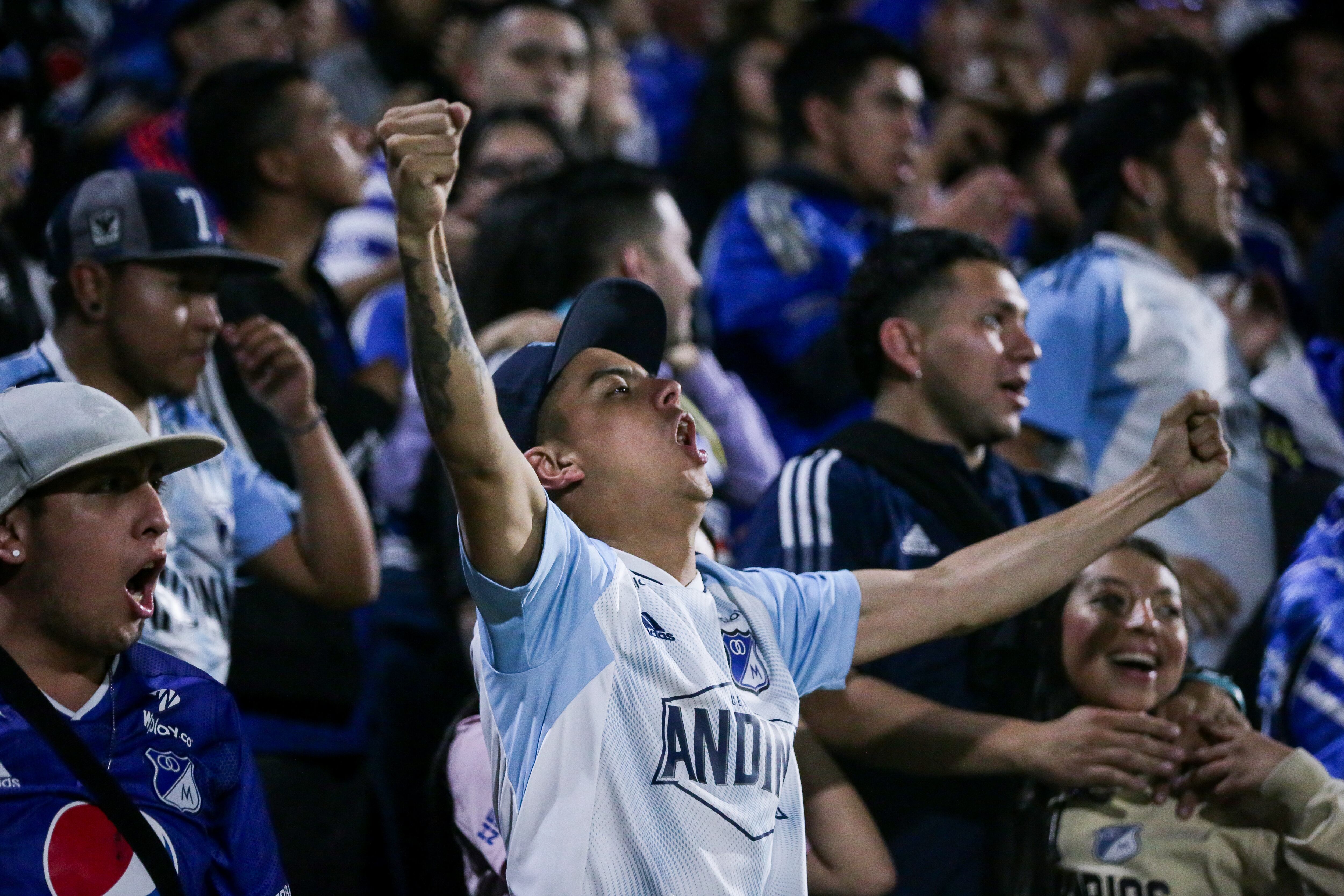 Bogotá. Marzo 30 de 2024. Fortaleza enfrenta a Millonarios, por encuentro válido de la Liga BetPlay I 2024 de la fecha 14, en el estadio Metropolitano de Techo. (Colprensa - Mariano Vimos)