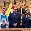 Abelardo de la Espriella y su esposa en Chiquinquirá.