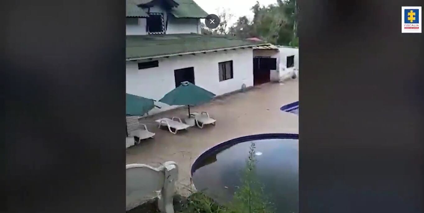 Predio de Gustavo Adolfo Vega Archibold ocupado por la Fiscalía.