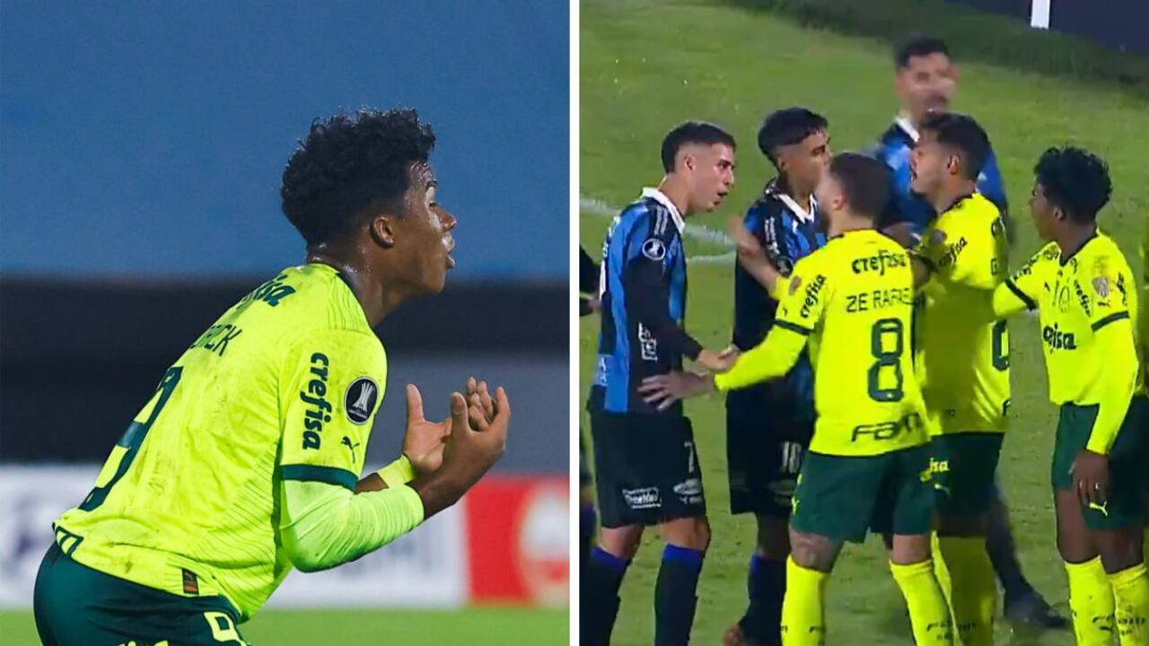 Polémico gesto de Endrick.