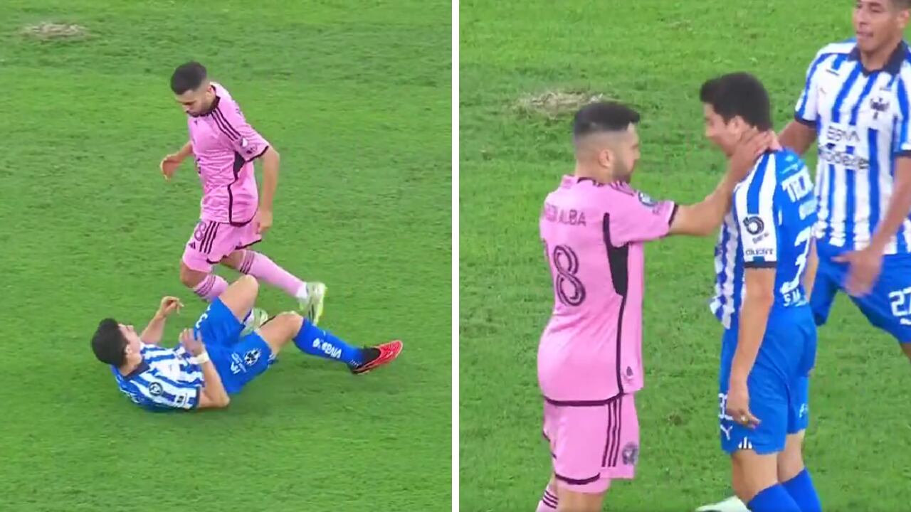 Stefan Medina y Jordi Alba tuvieron fuerte cruce en México