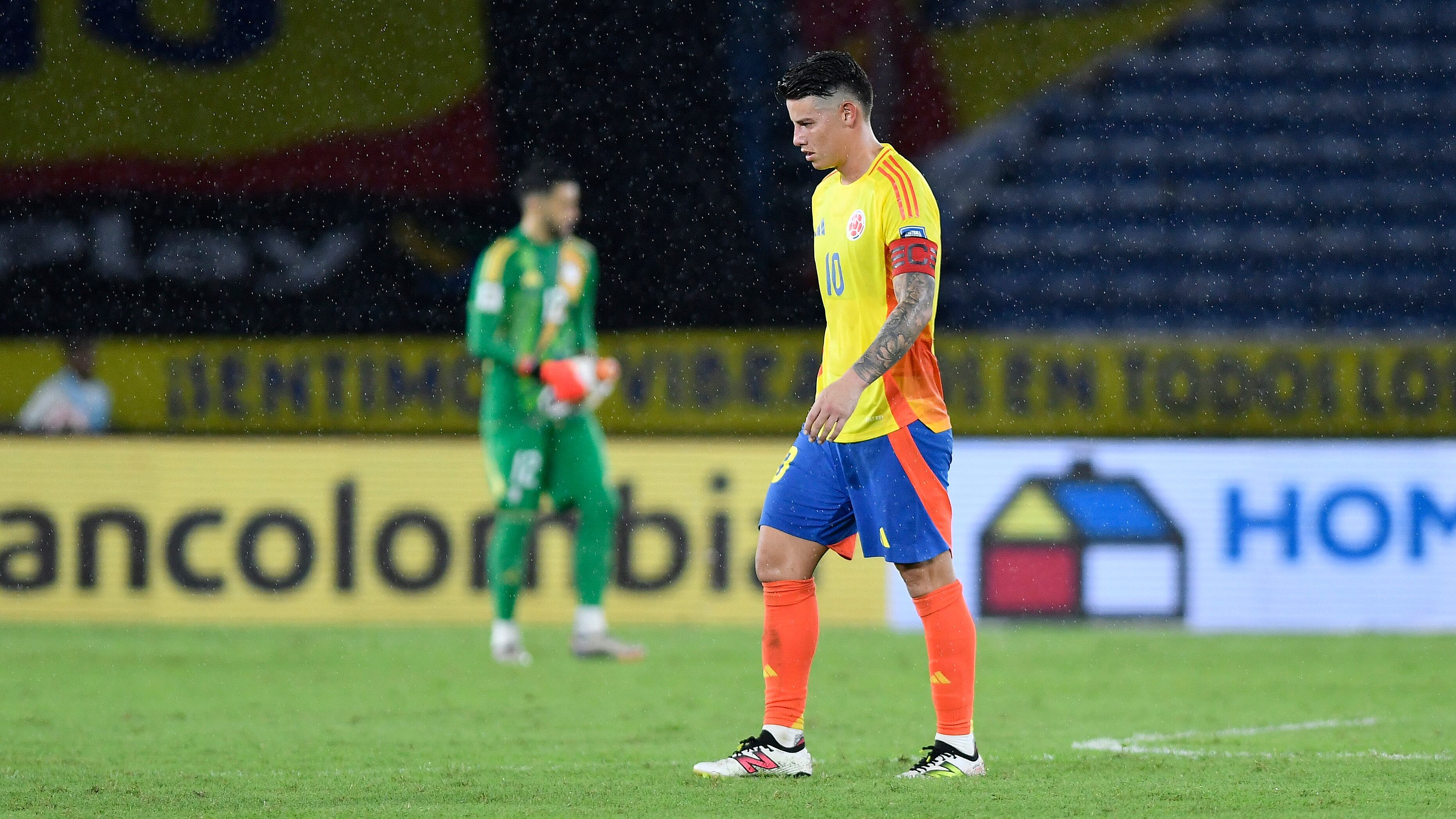 Furiosa reacción de James tras perder con Ecuador.