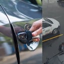 Las imágenes muestran cómo el presunto ladrón accede al vehículo y abandona el lugar caminando, sin despertar sospechas entre las personas del sector.