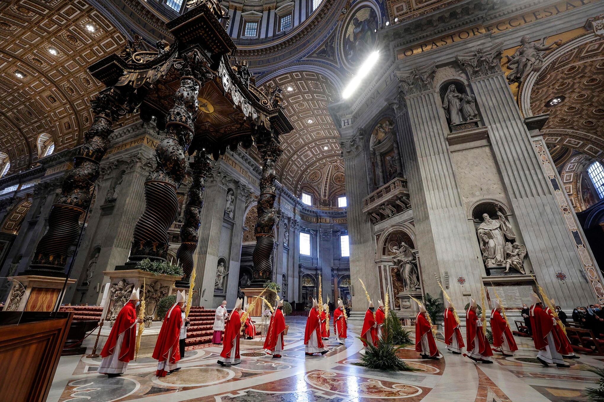Domingo de ramos en el vaticano.