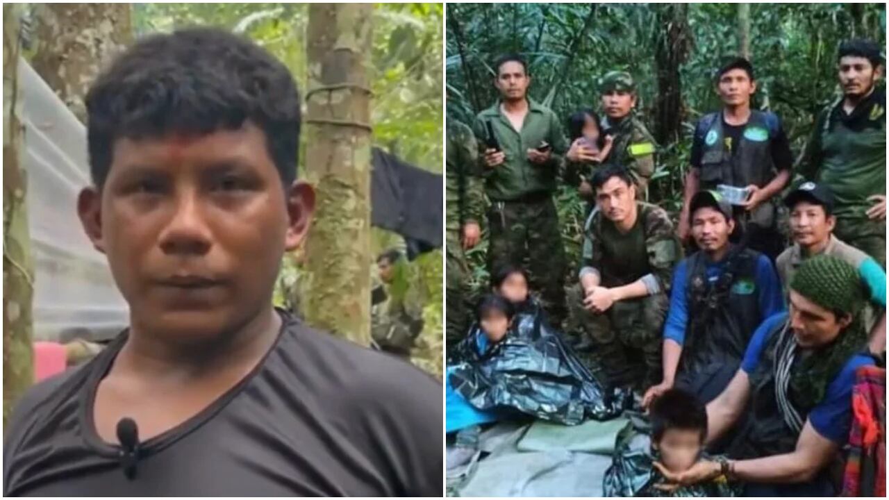 Manuel Ranoque, padre de los cuatro niños indígenas rescatados en la selva del Guaviare, fue capturado.