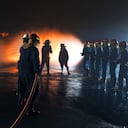 El incendio consumió 40 hectáreas de vegetación.