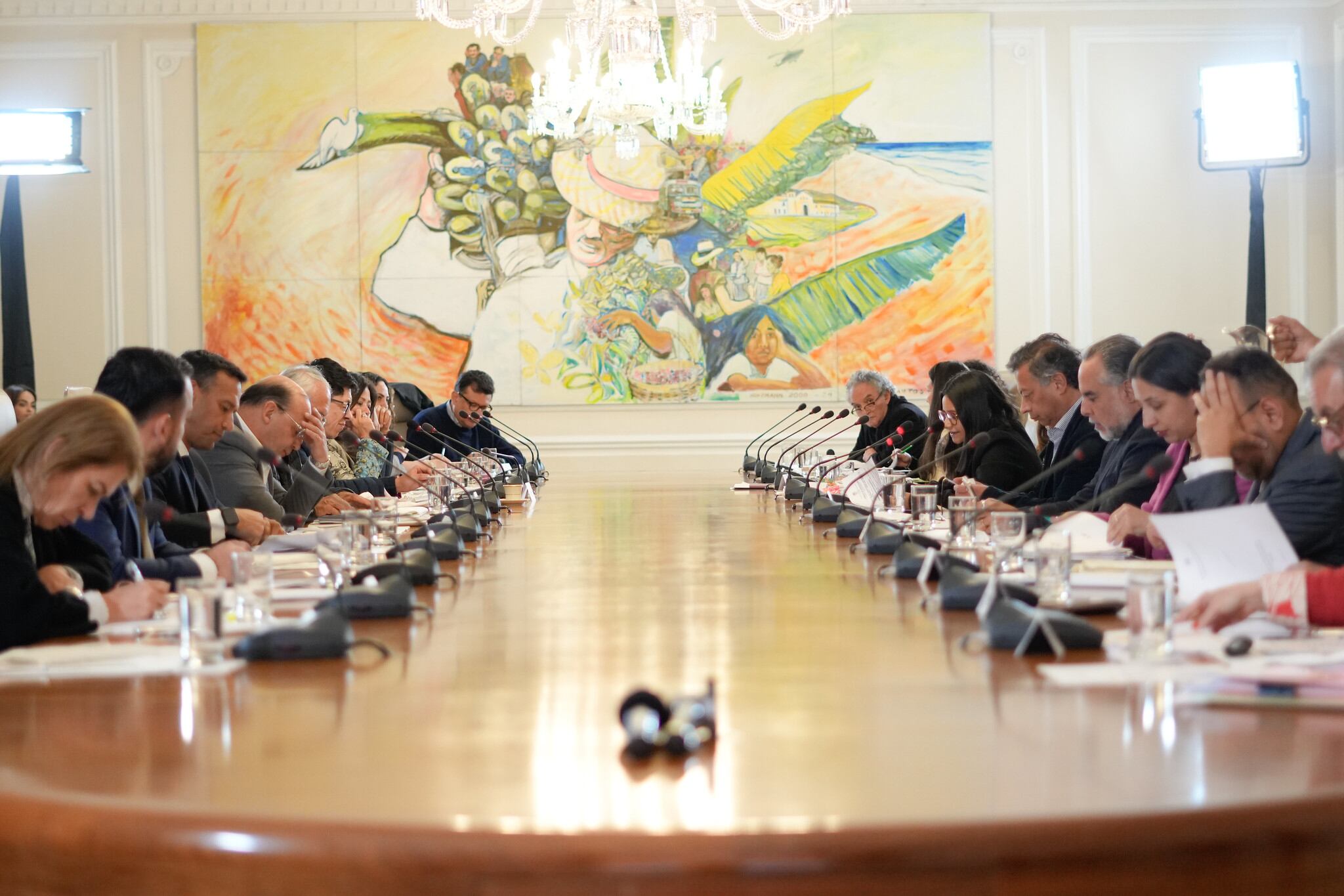 Consejo de ministros del gobierno Petro el 14 de abril de 2025.