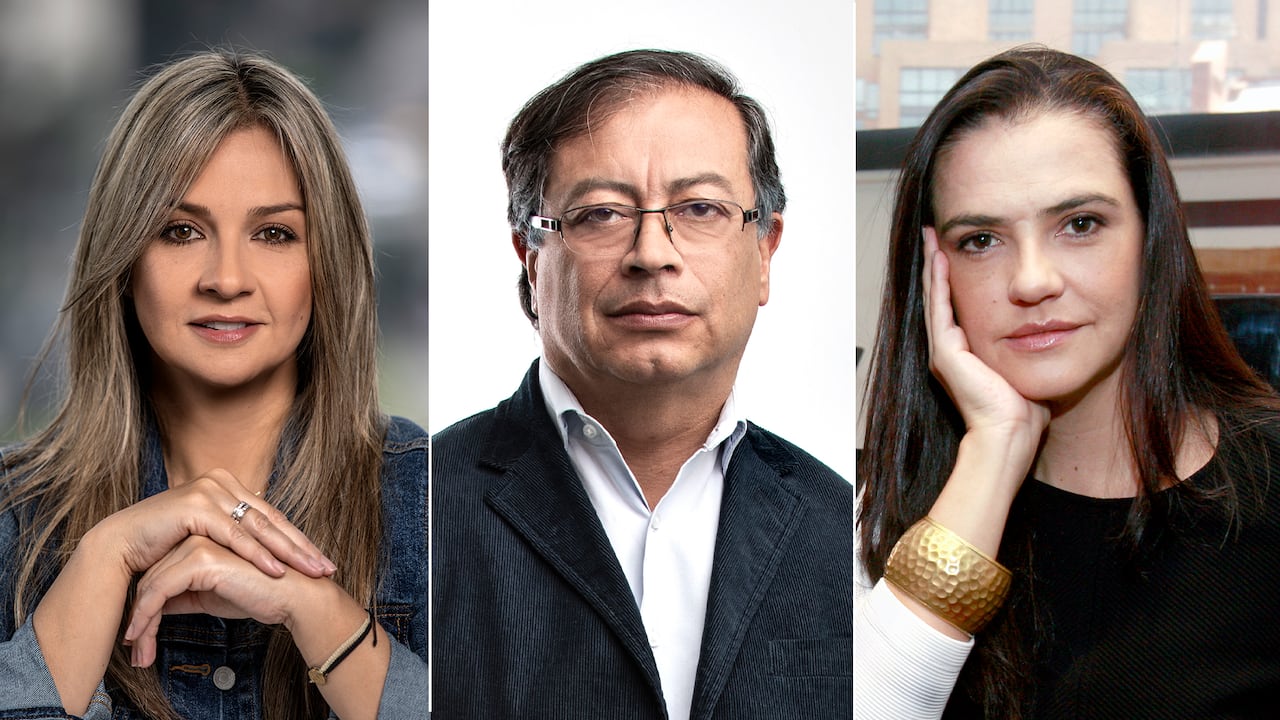 Vicky Davila, Gustavo Petro, María Alejandra Villamizar