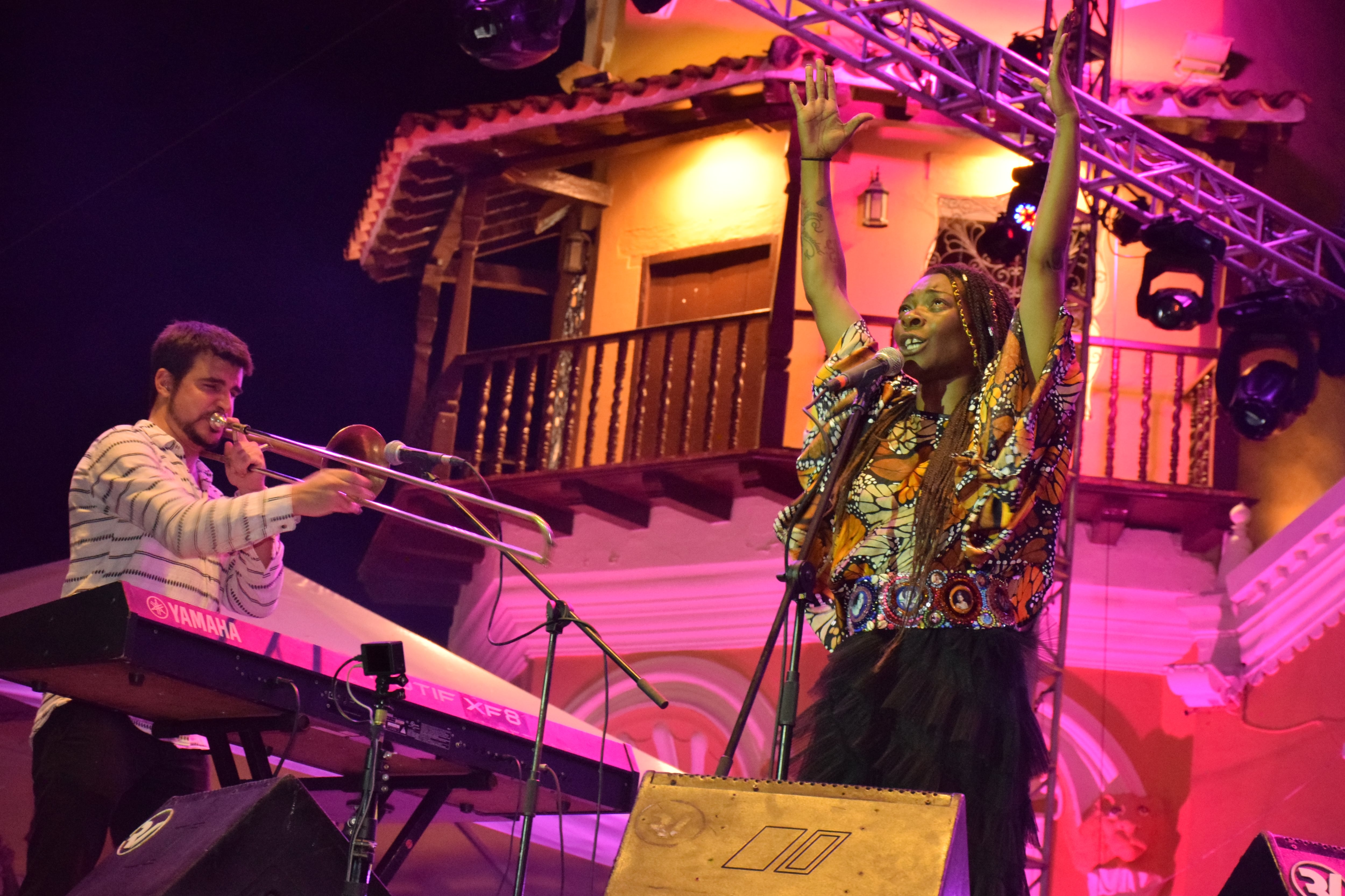 Concha Buika en el Festival de Jazz de Mompox, uno de los eventos más importantes del pueblo.