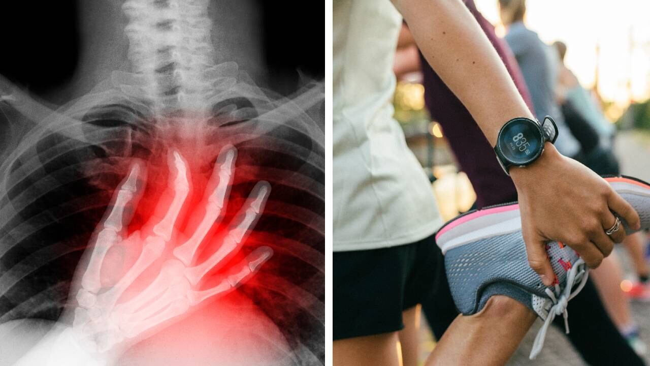 Expertos aconsejan tener en cuenta signos de alarma cuando practica deporte. Foto: Getty Images. Montaje SEMANA.