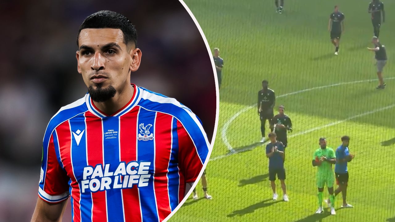 Daniel Muñoz se habría despedido de la hinchada del Crystal Palace.