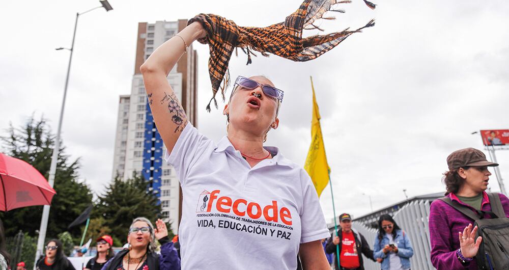 Desde Fecode han hecho movilizaciones en contra de los acuerdos de la reforma.