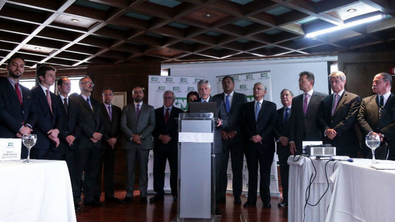 Los integrantes del Consejo Gremial Nacional.