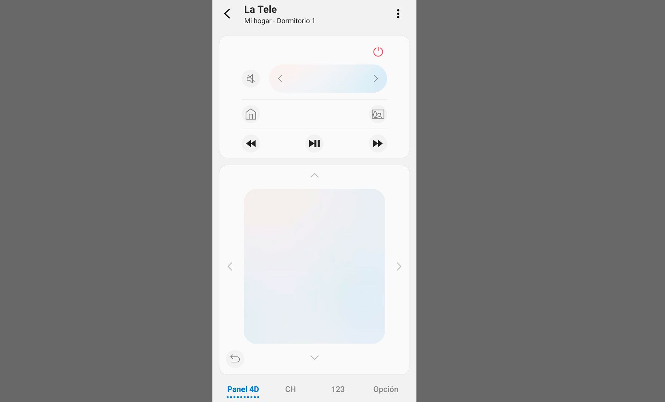 La app SmartThings permite controlar un televisor inteligente desde el teléfono.