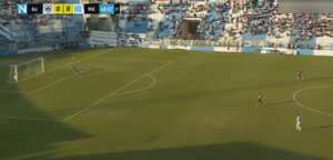 El autor del potente golazo fue Axel Oyola del Club Atlético Racing de Córdoba.