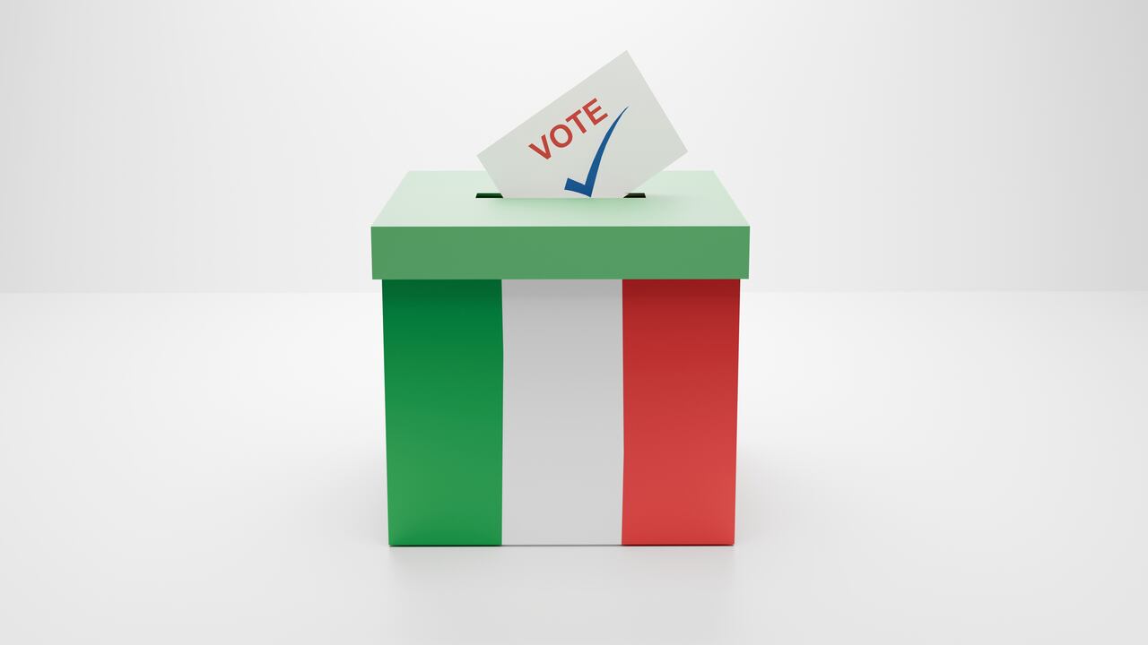 Votación en Italia.