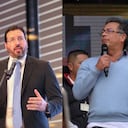 Pierre García y Gustavo Petro