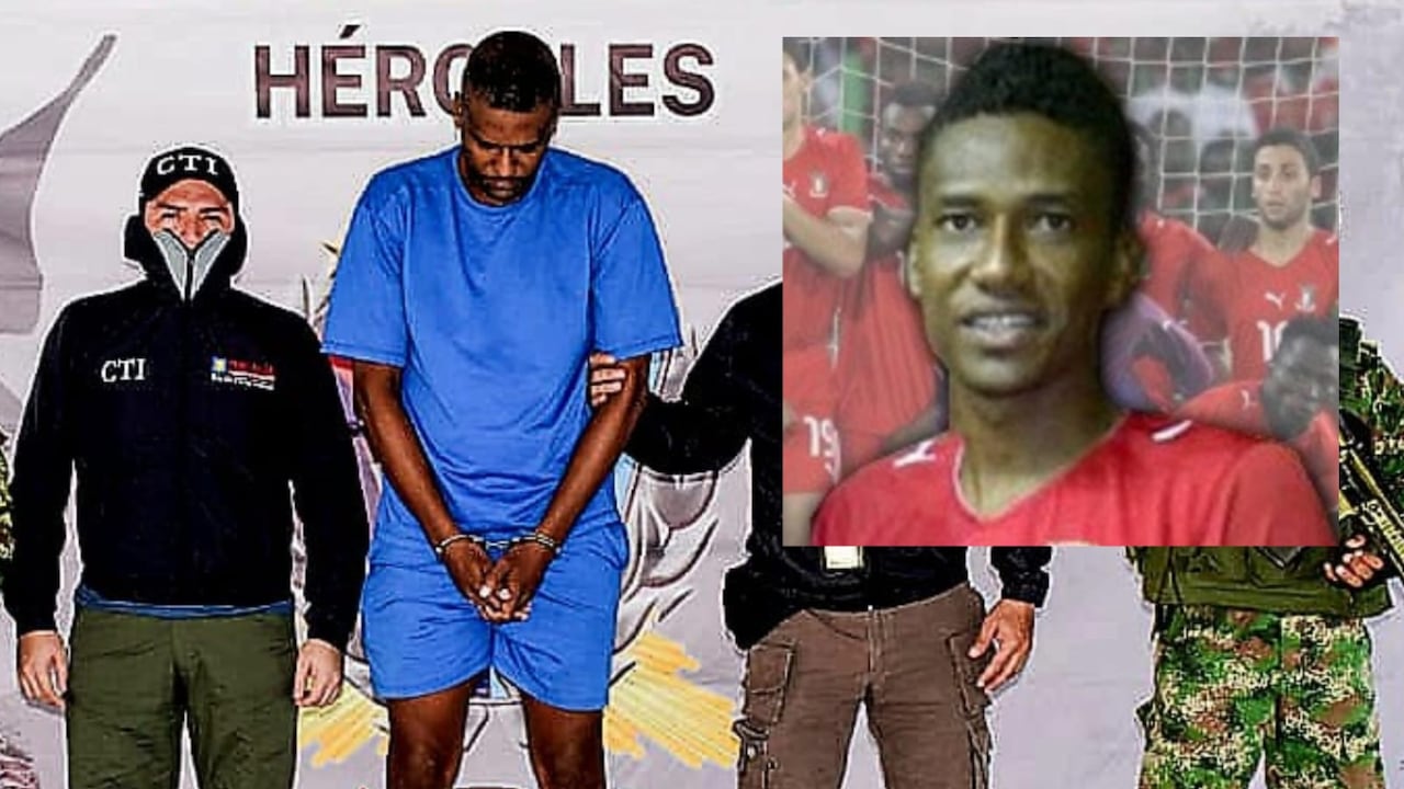 Captura de exjugador de fútbol profesional