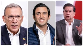 Roy Barreras, Jorge Tovar y Juan Fernando Cristo.