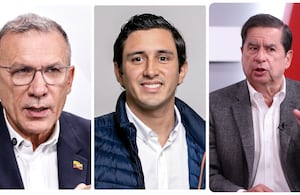 Roy Barreras, Jorge Tovar y Juan Fernando Cristo.