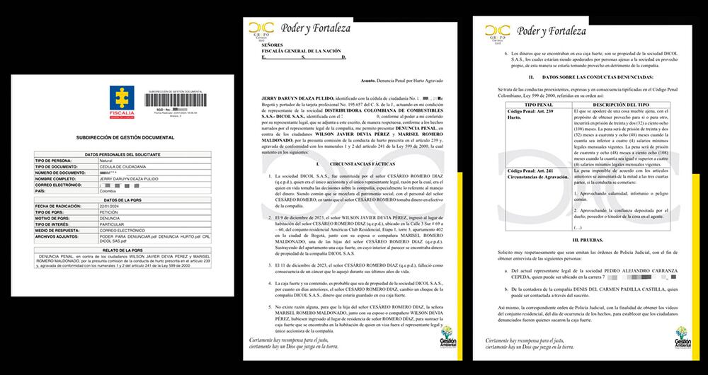 La denuncia ante la Fiscalía ya es una nueva investigación formal contra Wilson Devia.