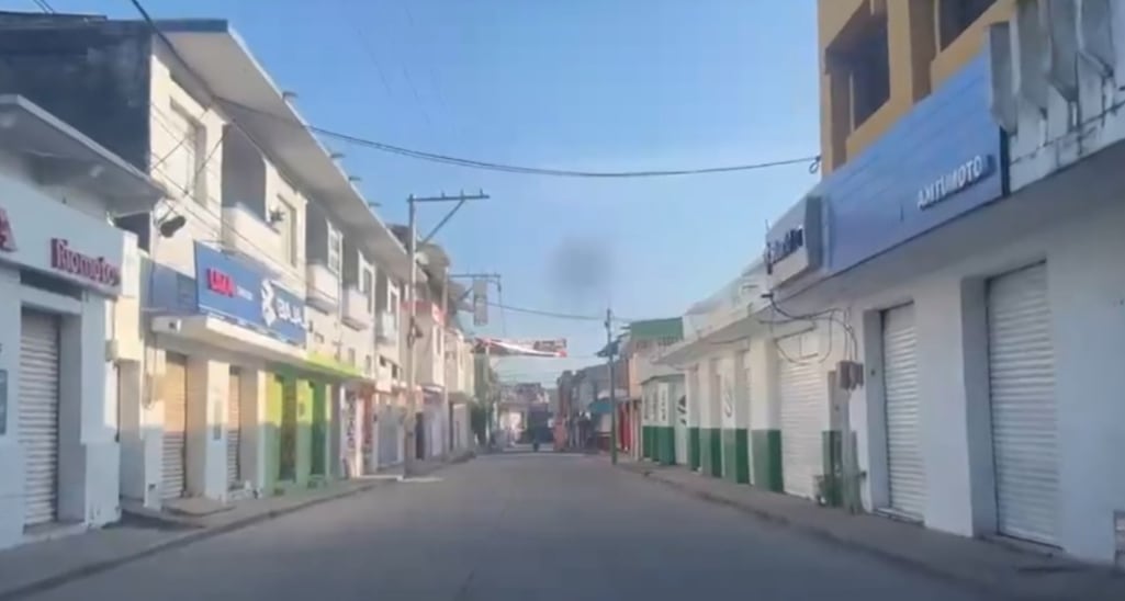 Calles vacías en Fundación, Magdalena.