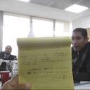 En esta libreta aparecen los nombres de los nueve congresistas que habrían presionado para el direccionamiento de contratos.