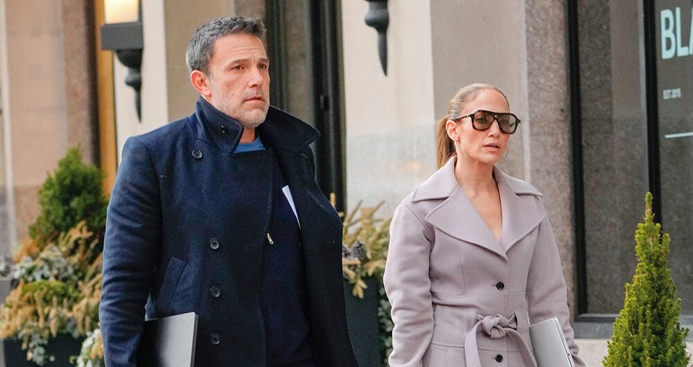 Jennifer López y Ben Affleck.