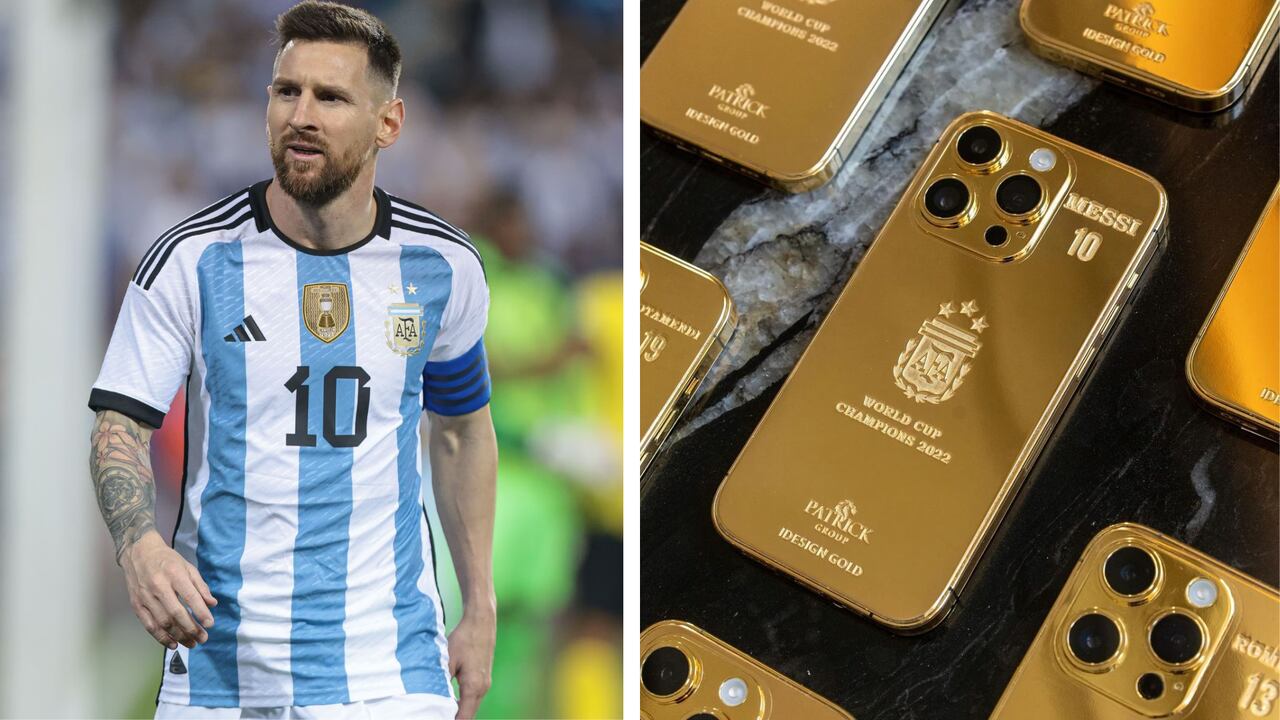 Lionel Messi le regalará iPhone de oro a la plantilla campeona en Catar 2022.