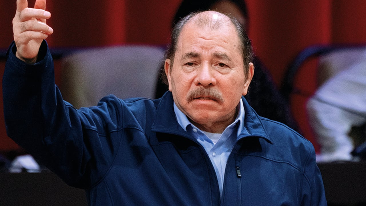 Daniel Ortega, dictador de Nicaragua.