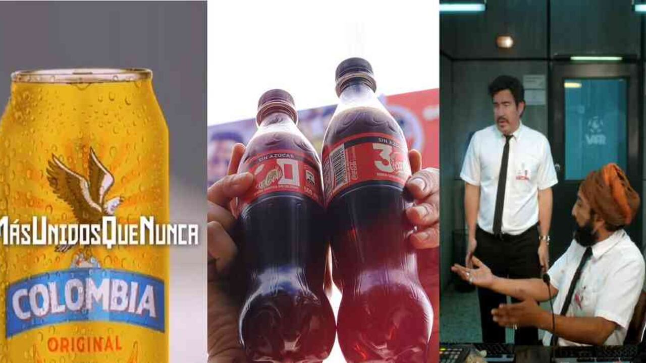 Águila cambió la palabra de su logo, Coca-Cola reacciona en tiempo real y Davivienda sacó al aire cerca de 30 comerciales publicitarios.