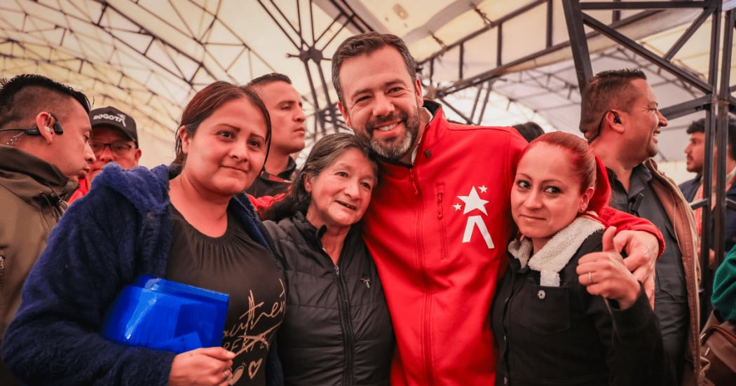El Alcalde de Bogotá, Carlos Fernando Galán, acompañando la Megaferia de Ingreso Mínimo Garantizado (IMG)