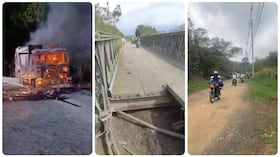 Atentados terroristas en Valle del Cauca, Cauca y Santander se presentaron en las últimas 24 horas.