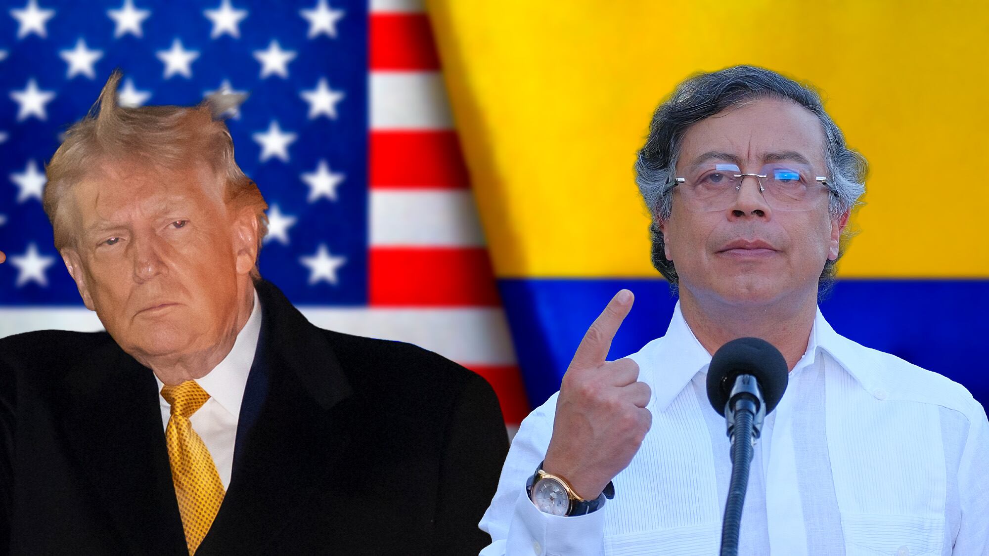 Presidente Gustavo Petro, Presidente Donald Trump