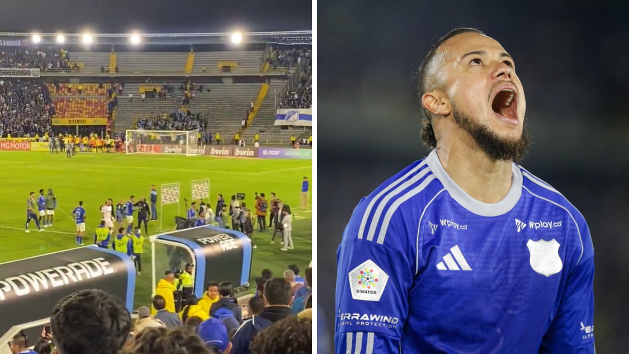 Hinchas de Millonarios abuchearon al equipo tras la eliminación de Sudamericana.
