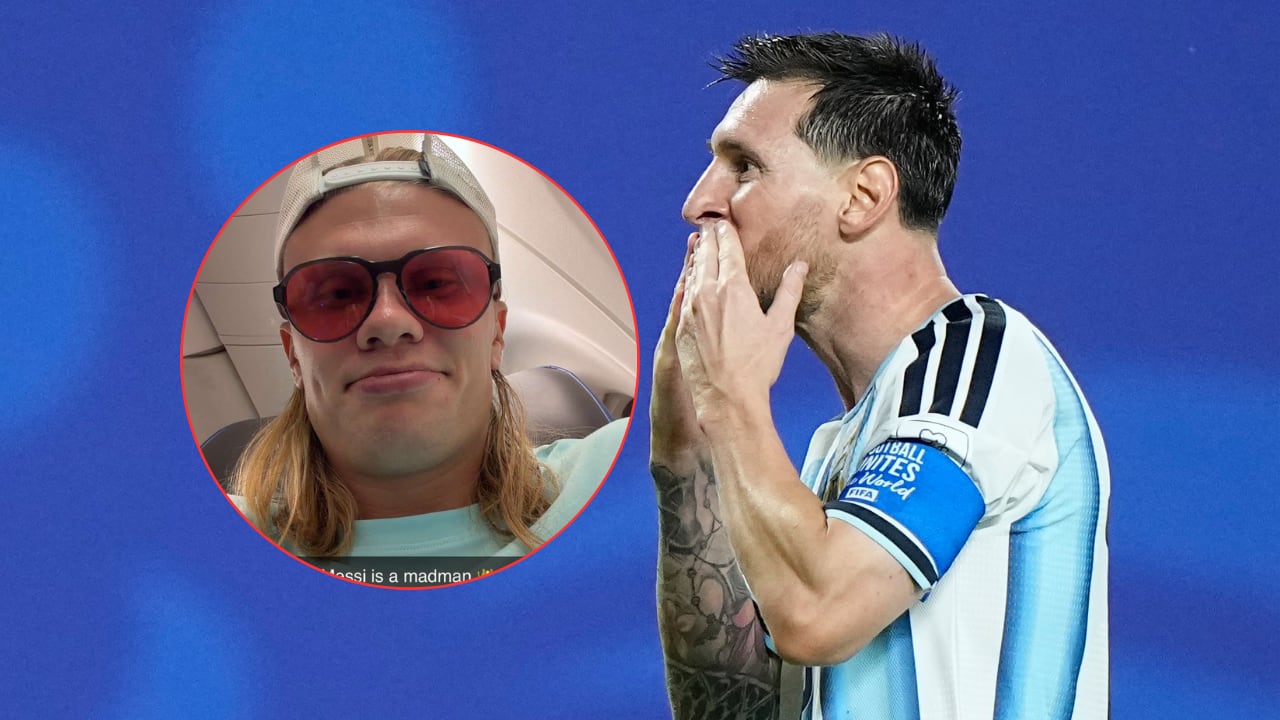 Erling Haaland y Lionel Messi. Dos de las máximas figuras del Mundial 2026