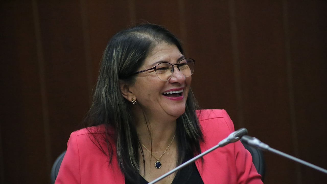 La senadora Sandra Ramírez.