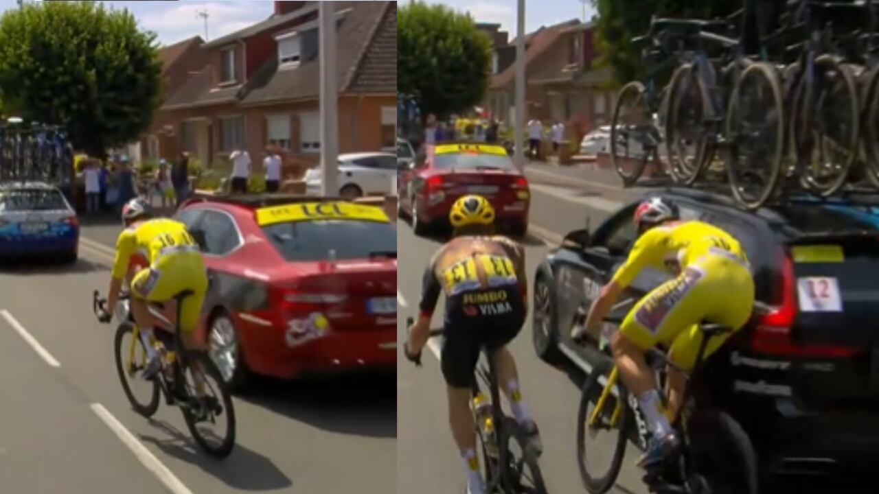 Wout van Aert, Tour de Francia 2022. Foto: Captura de pantalla - @LeTour