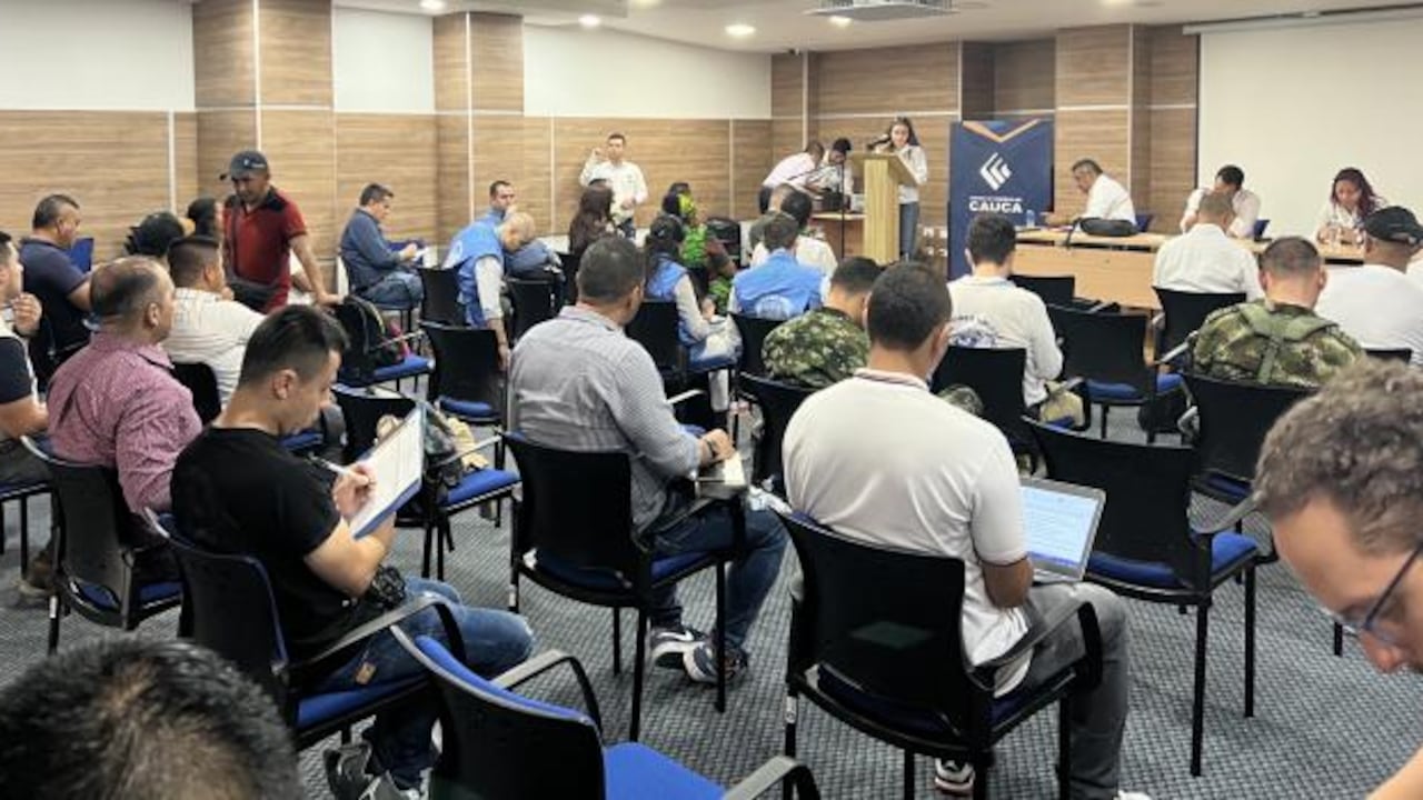 Puesto de mando unificado en Patía, Cauca.