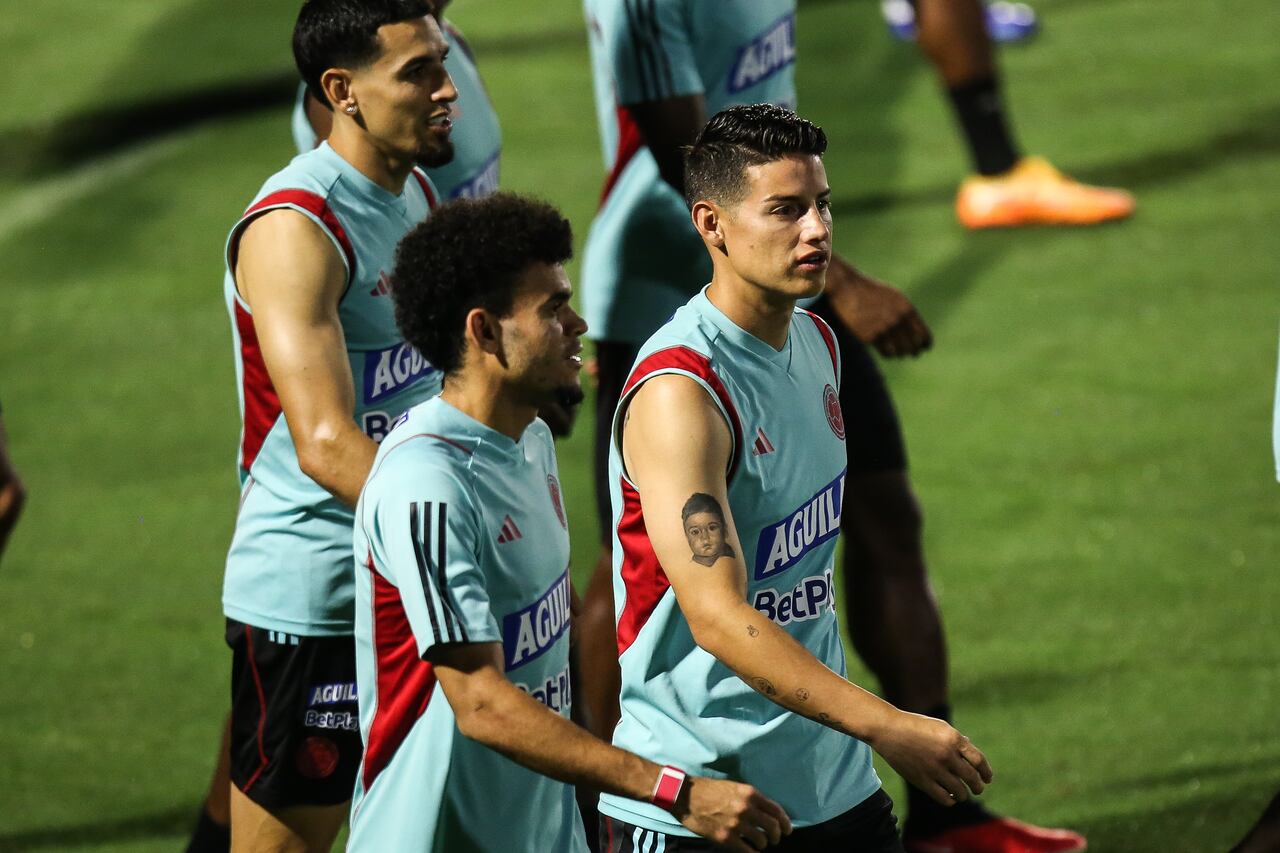 Entrenamiento selección Colombia